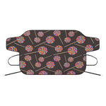 Colorful Swirl Lollipop Pattern Print Car Windshield Snow Cover