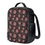 Colorful Swirl Lollipop Pattern Print Crossbody Lunch Bag