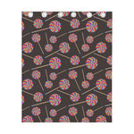 Colorful Swirl Lollipop Pattern Print Curtain