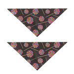 Colorful Swirl Lollipop Pattern Print Dog Bandana