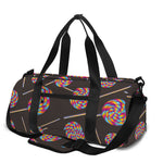 Colorful Swirl Lollipop Pattern Print Gym Bag
