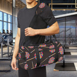 Colorful Swirl Lollipop Pattern Print Gym Bag