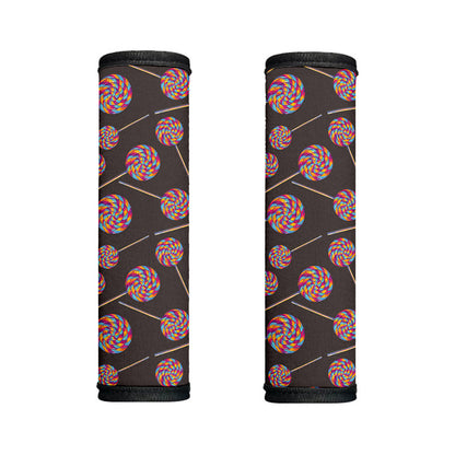 Colorful Swirl Lollipop Pattern Print Handle Covers