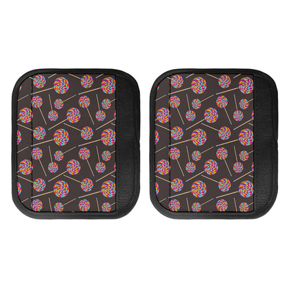 Colorful Swirl Lollipop Pattern Print Handle Covers
