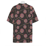 Colorful Swirl Lollipop Pattern Print Hawaiian Shirt