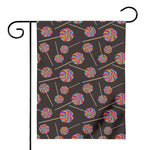 Colorful Swirl Lollipop Pattern Print House Flag