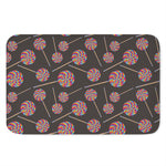 Colorful Swirl Lollipop Pattern Print Indoor Door Mat
