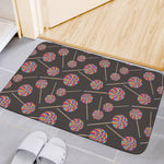 Colorful Swirl Lollipop Pattern Print Indoor Door Mat