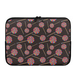 Colorful Swirl Lollipop Pattern Print Laptop Sleeve