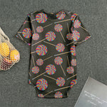 Colorful Swirl Lollipop Pattern Print Men's Bodysuit