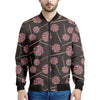 Colorful Swirl Lollipop Pattern Print Men's Bomber Jacket