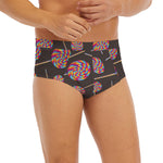 Colorful Swirl Lollipop Pattern Print Men's Briefs