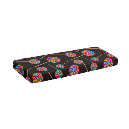 Colorful Swirl Lollipop Pattern Print Piano Keyboard Cover