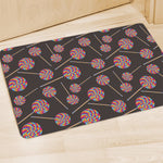 Colorful Swirl Lollipop Pattern Print Polyester Doormat