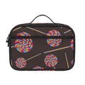 Colorful Swirl Lollipop Pattern Print Portable Lunch Bag