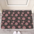 Colorful Swirl Lollipop Pattern Print Rubber Doormat