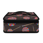 Colorful Swirl Lollipop Pattern Print Small Lunch Bag