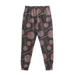 Colorful Swirl Lollipop Pattern Print Sweatpants