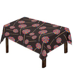 Colorful Swirl Lollipop Pattern Print Tablecloth