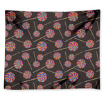 Colorful Swirl Lollipop Pattern Print Tapestry
