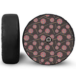 Colorful Swirl Lollipop Pattern Print Tire Cover With Camera Hole