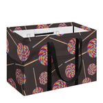 Colorful Swirl Lollipop Pattern Print Utility Tote Bag