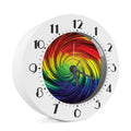 Colorful Swirl Print Alarm Clock