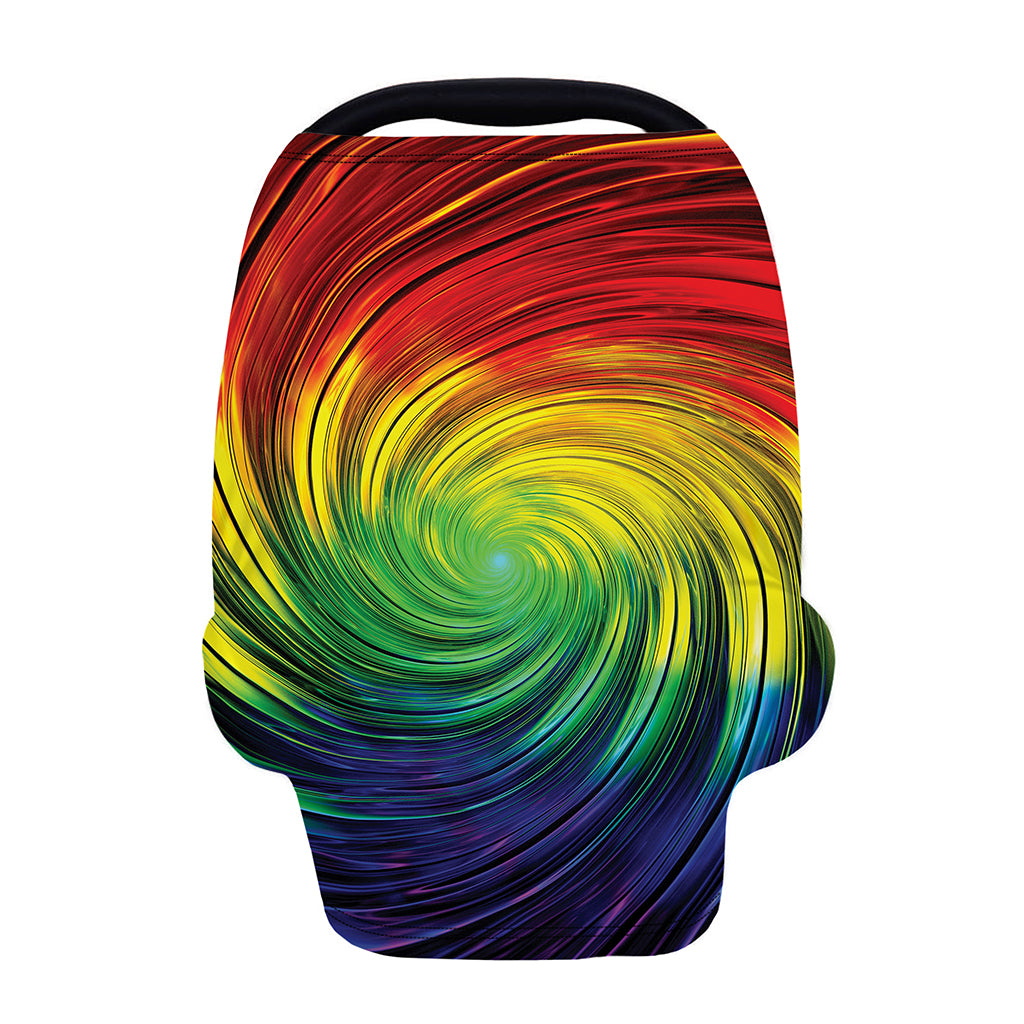 Colorful Swirl Print Baby Seat Cover