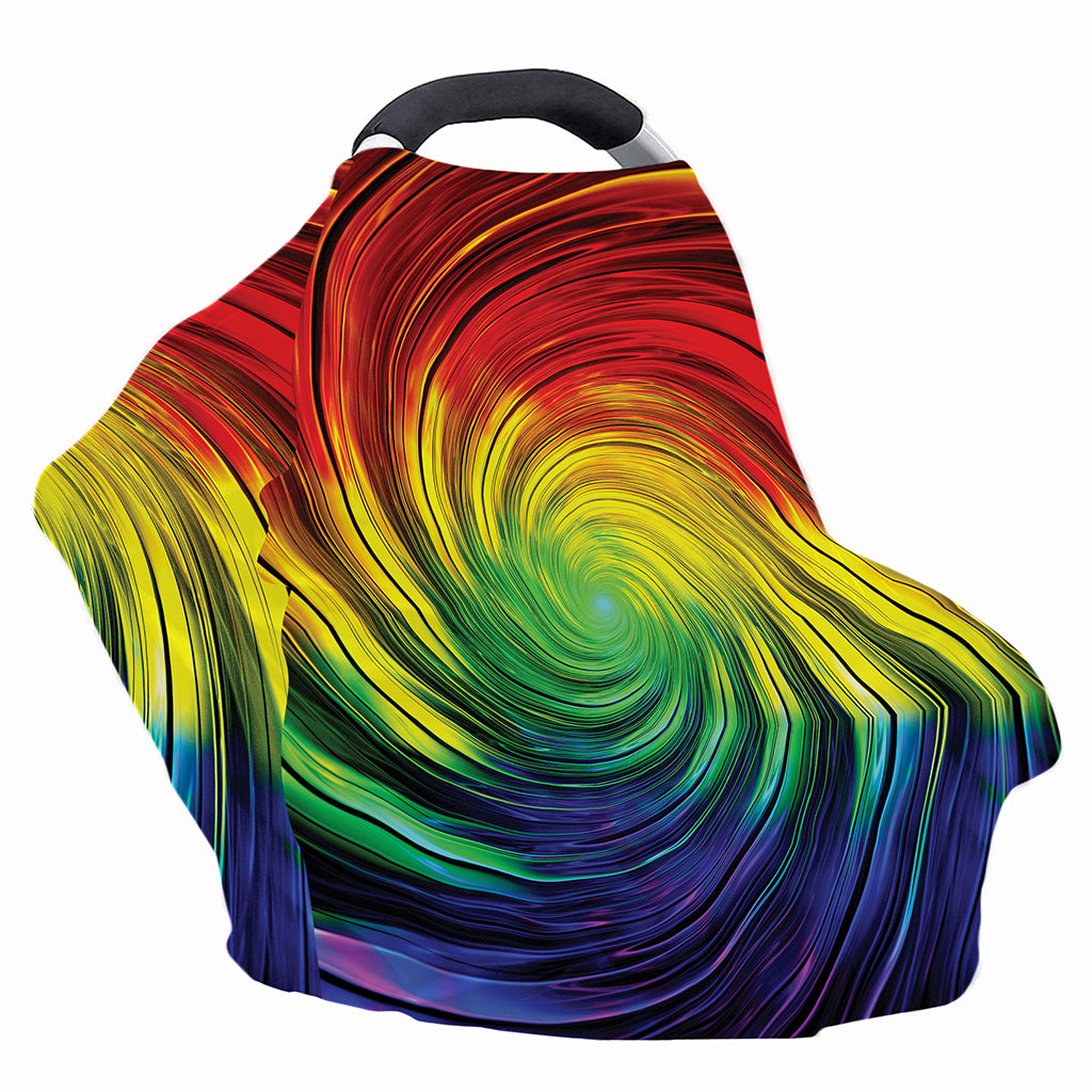 Colorful Swirl Print Baby Seat Cover
