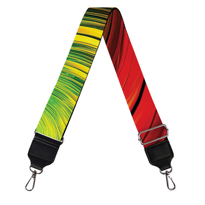 Colorful Swirl Print Bag Strap