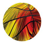 Colorful Swirl Print Basketball