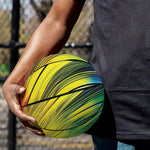 Colorful Swirl Print Basketball