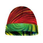 Colorful Swirl Print Beanie