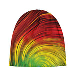 Colorful Swirl Print Beanie