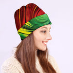 Colorful Swirl Print Beanie