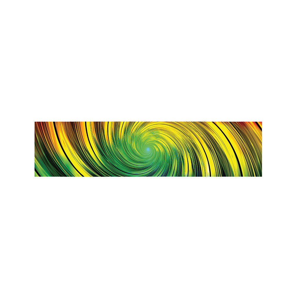Colorful Swirl Print Bed Runner