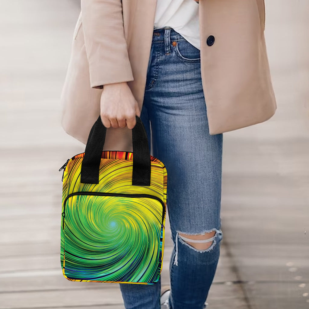 Colorful Swirl Print Bible Tote Bag