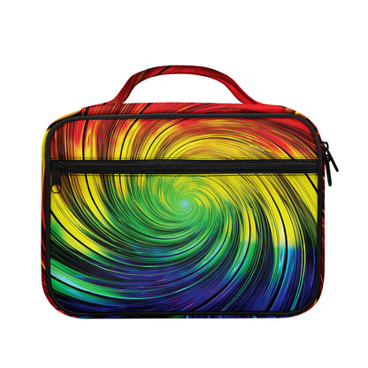 Colorful Swirl Print Briefcase Bible Bag