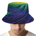 Colorful Swirl Print Bucket Hat