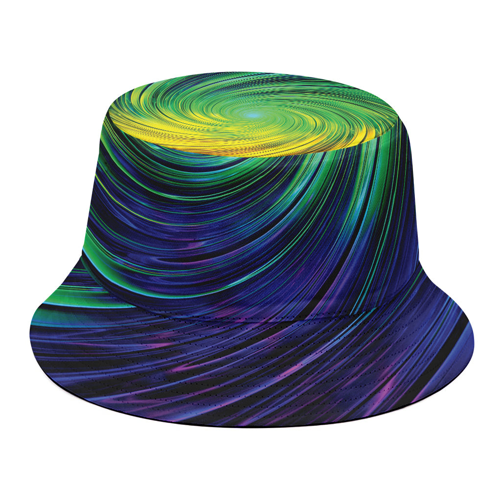 Colorful Swirl Print Bucket Hat