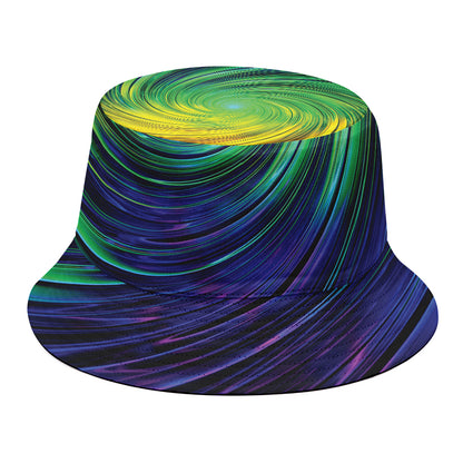 Colorful Swirl Print Bucket Hat