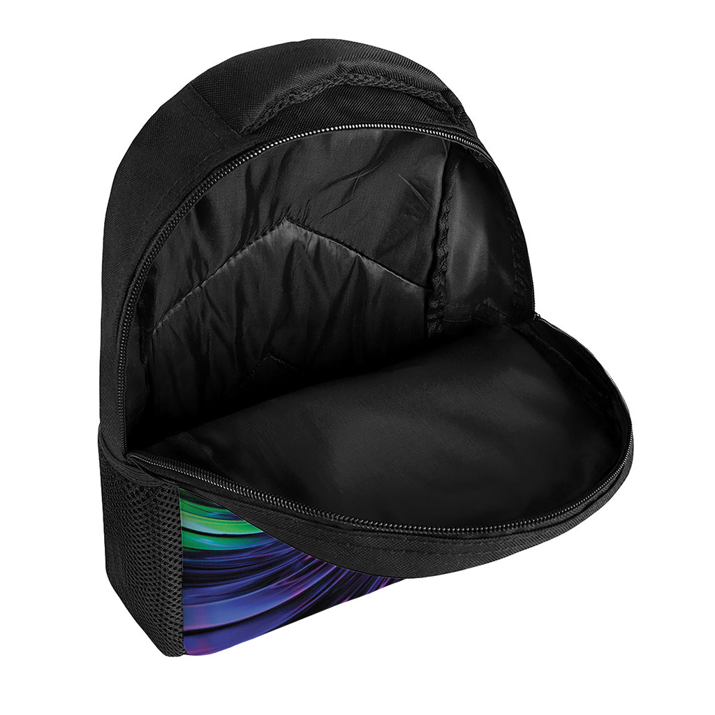Colorful Swirl Print Casual Backpack