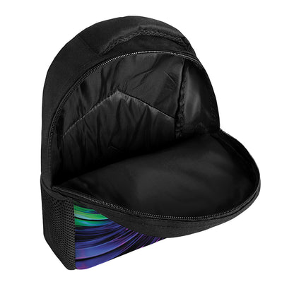 Colorful Swirl Print Casual Backpack