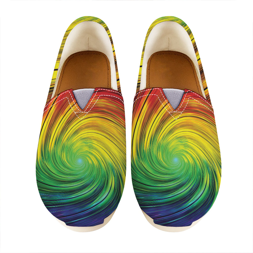 Colorful Swirl Print Casual Shoes