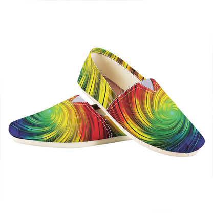 Colorful Swirl Print Casual Shoes