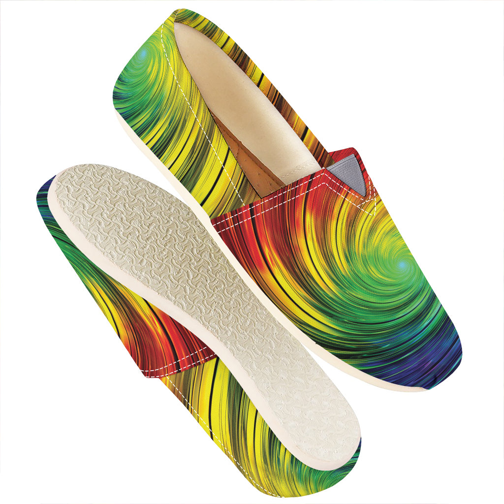 Colorful Swirl Print Casual Shoes