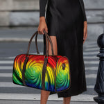 Colorful Swirl Print Duffle Bag
