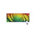 Colorful Swirl Print Extended Mouse Pad
