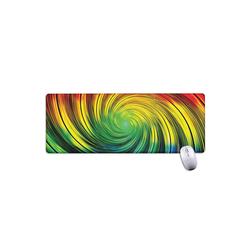 Colorful Swirl Print Extended Mouse Pad