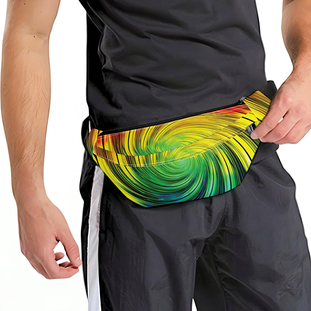 Colorful Swirl Print Fanny Pack